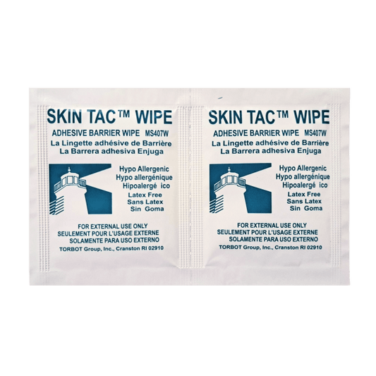 Skin Tac Adhesive wipes - Box of 50 wipes