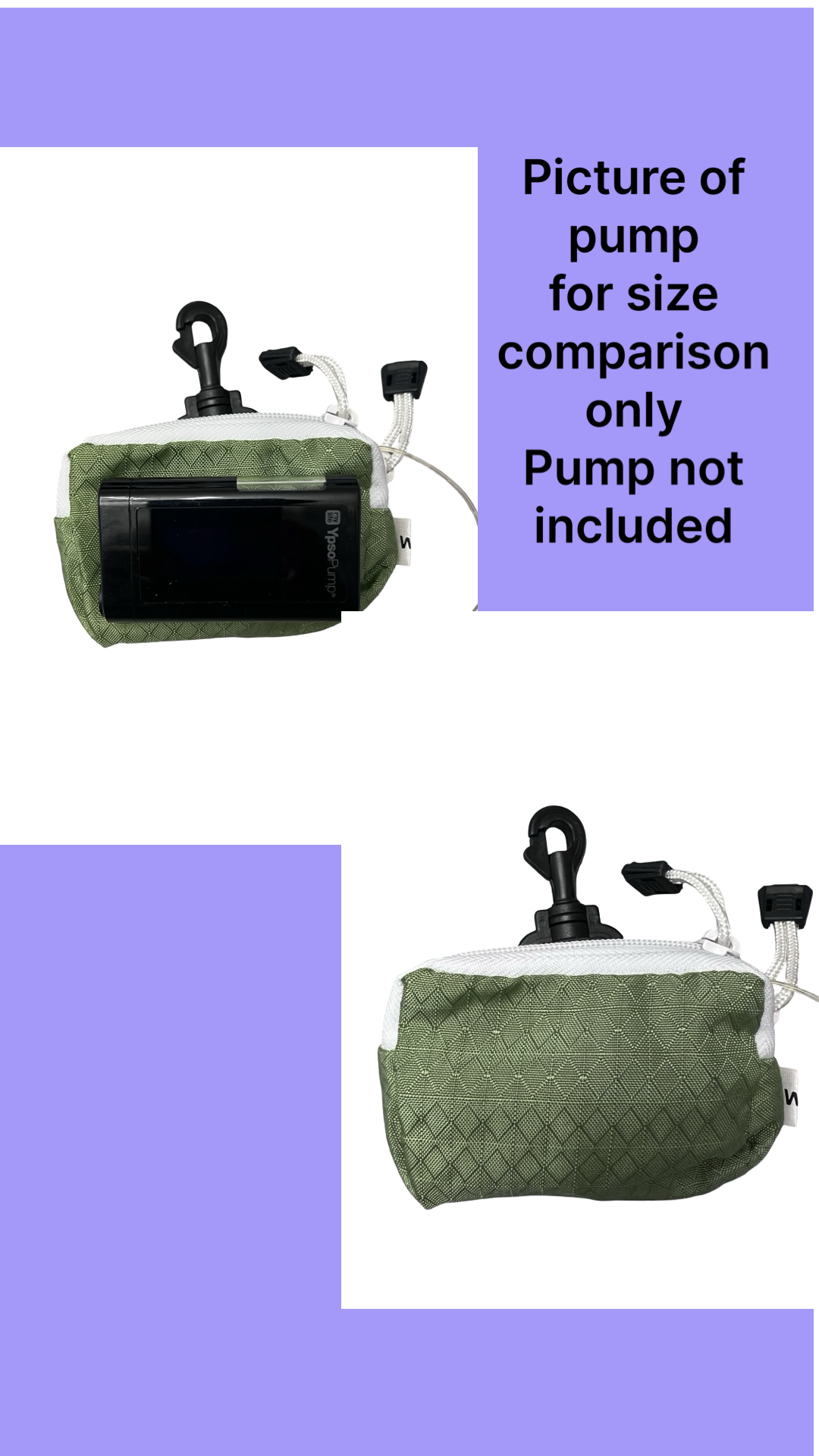 Small pump pouches - Ypsomed compatible