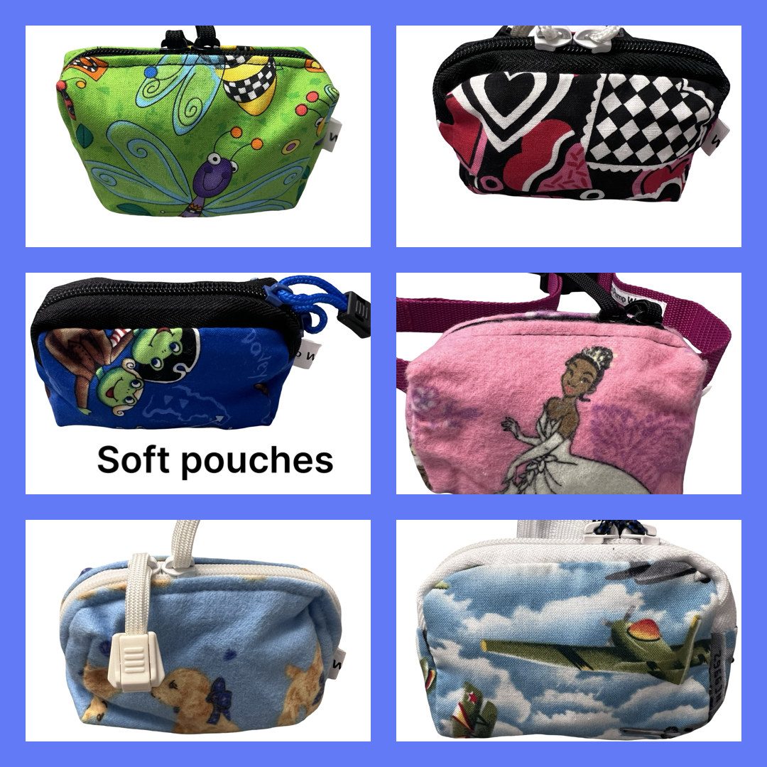 Small Pump Pouches - Ypsomed compatible (Soft pouches with belt)