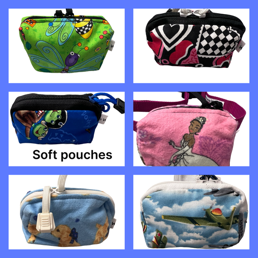 Small Pump Pouches - Ypsomed compatible (Soft pouches with belt)