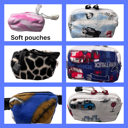 Small Pump Pouches - Ypsomed compatible (Soft pouches with belt)