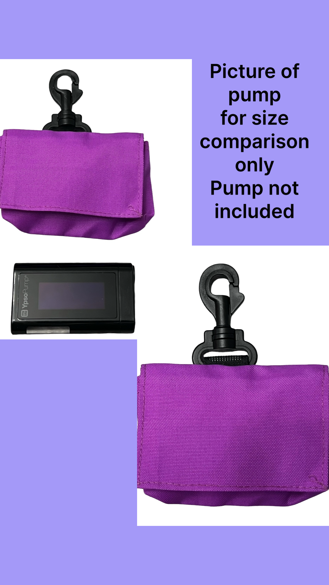 Small pump pouches - Ypsomed compatible