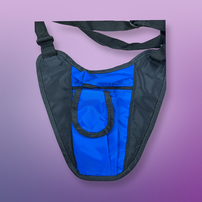 Low profile cross body bag