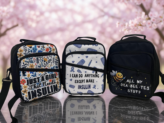 Cross Body Bags - Insulated front storage pocket