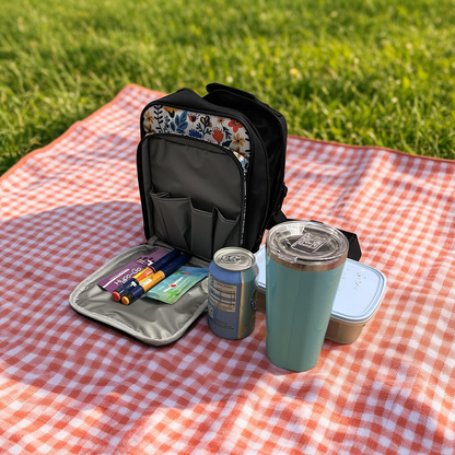 Cross Body Bags - Insulated front storage pocket