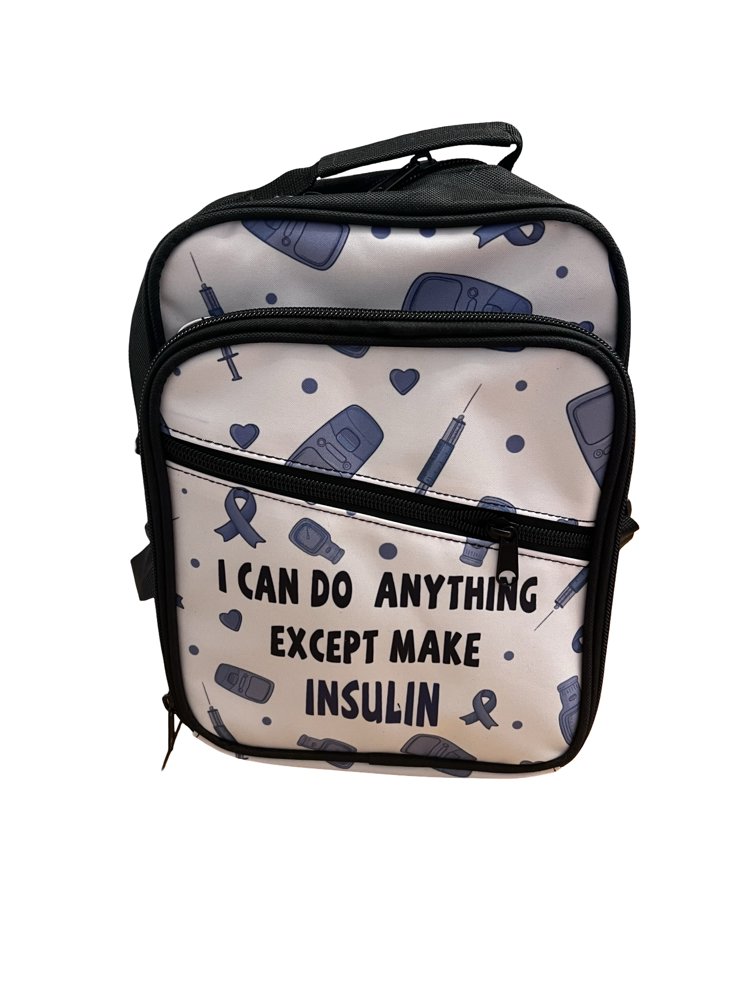 Cross Body Bags - Insulated front storage pocket