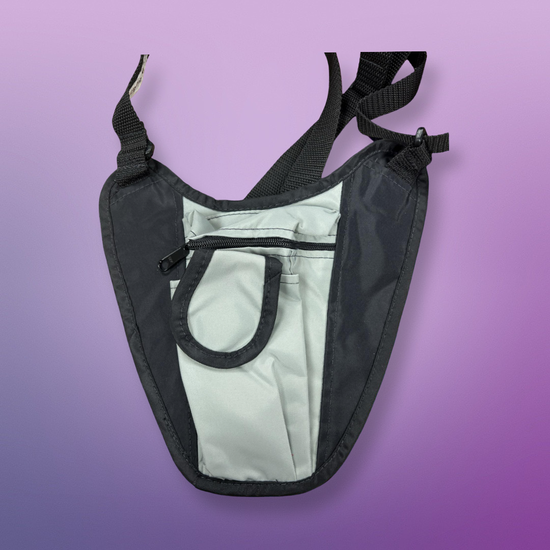 Low profile cross body bag