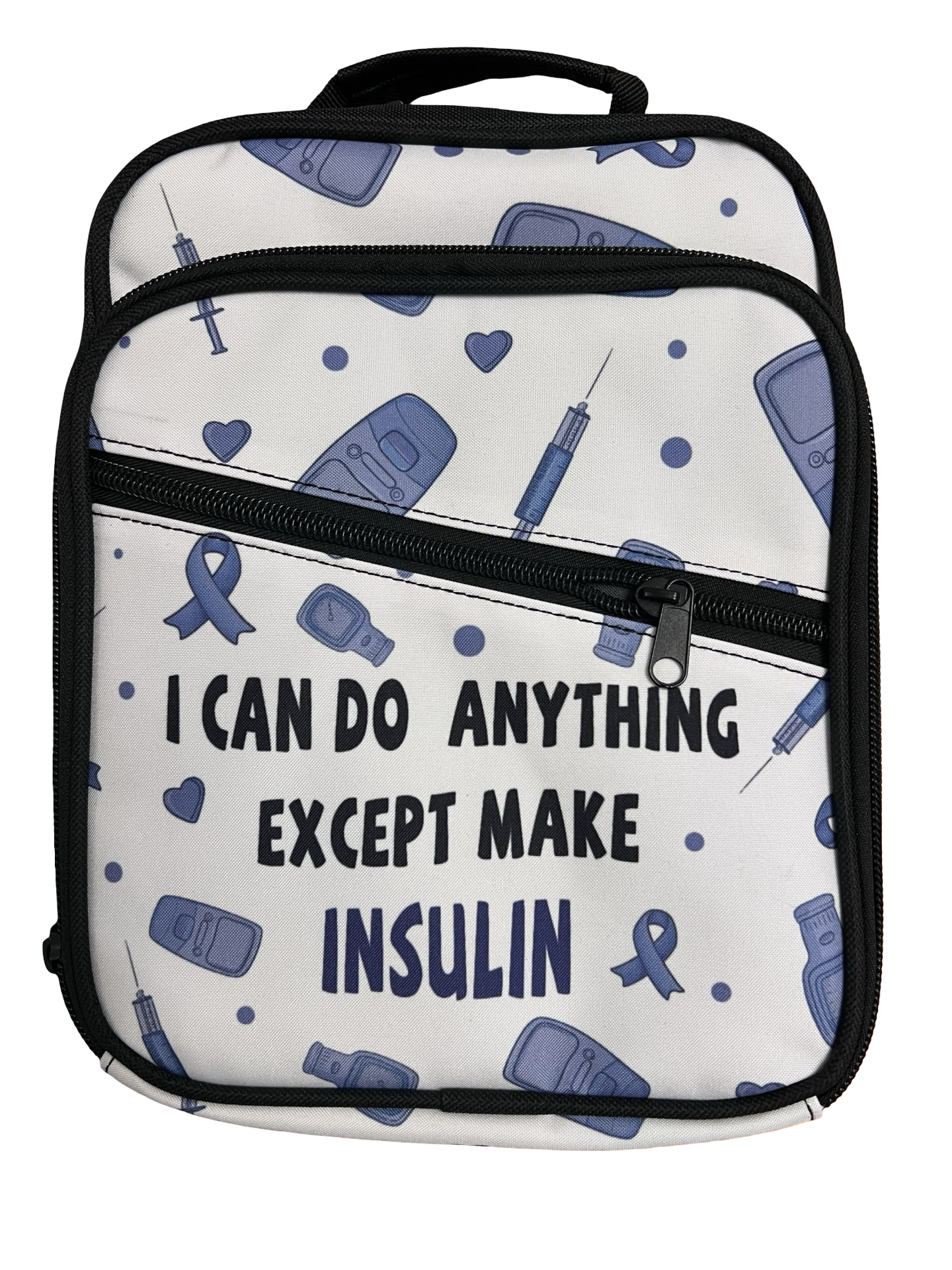 Cross Body Bags - Insulated front storage pocket