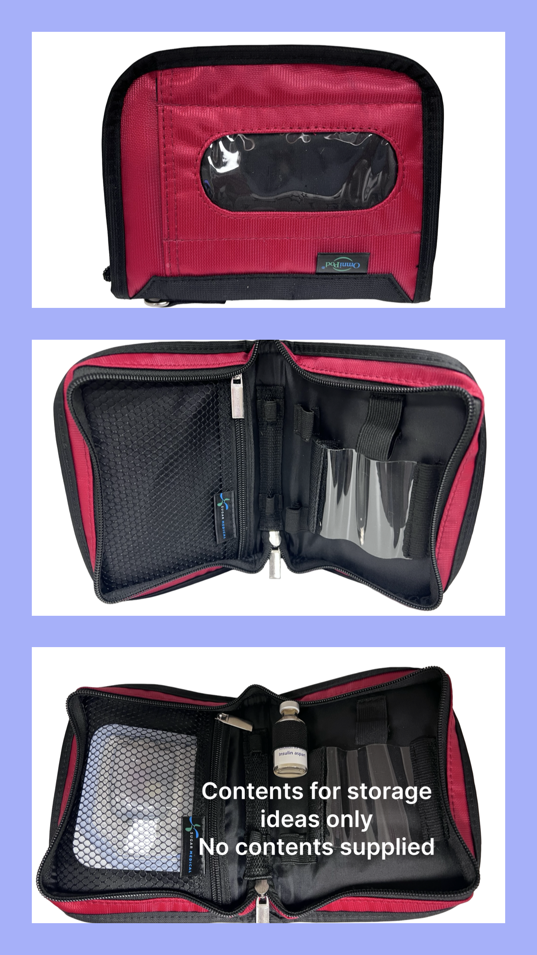 Omnipod Supply Case - Red