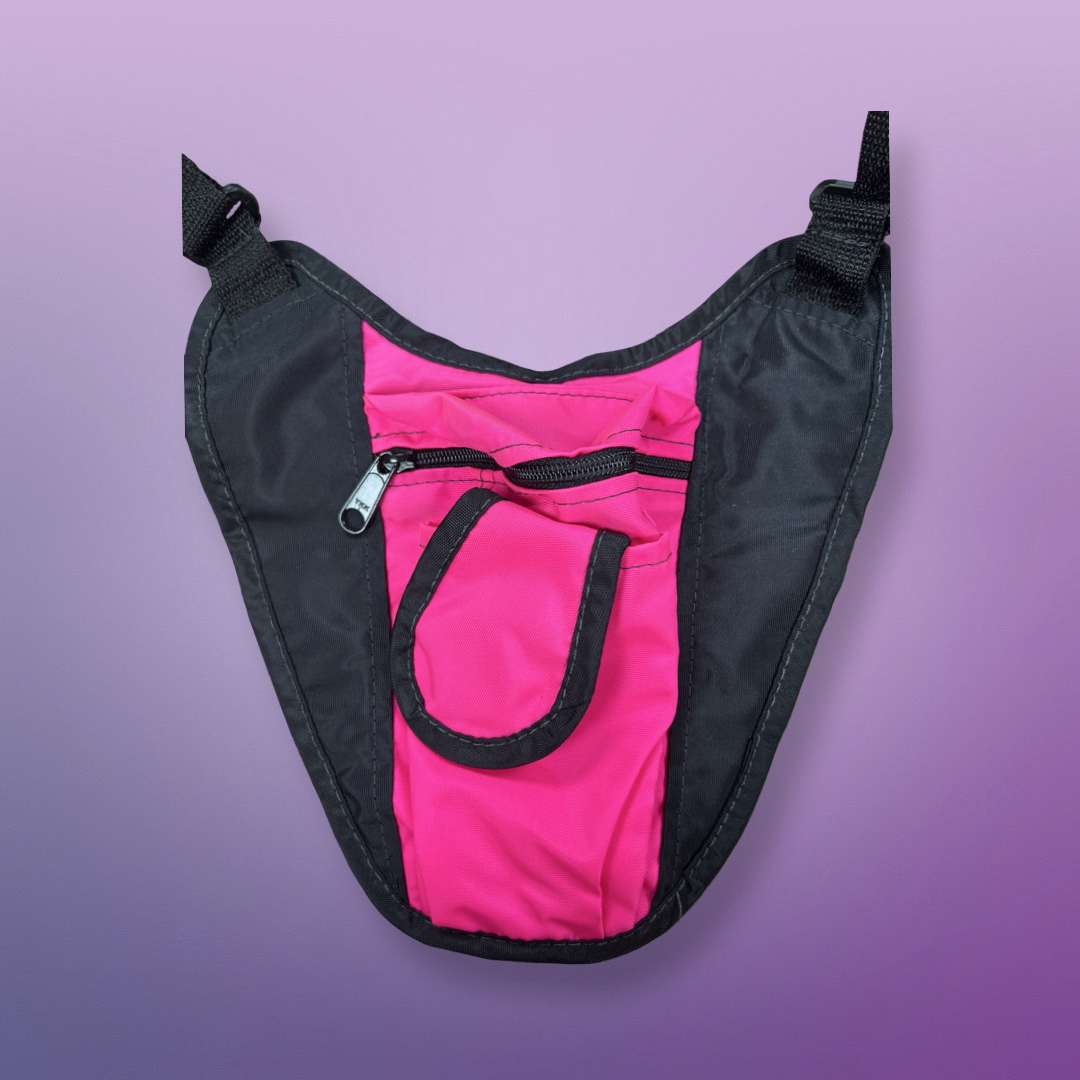 Low profile cross body bag