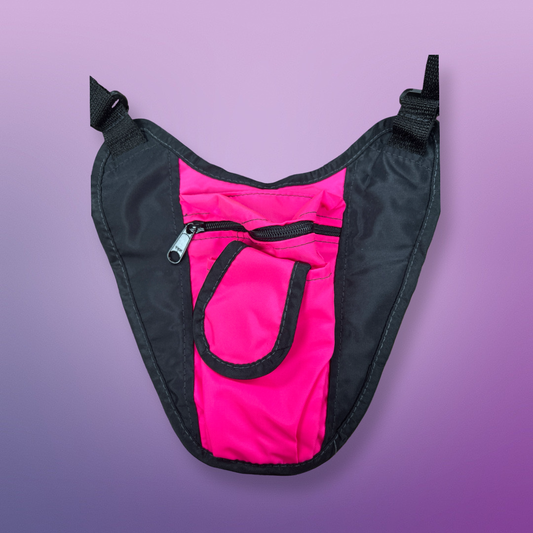 Low profile cross body bag