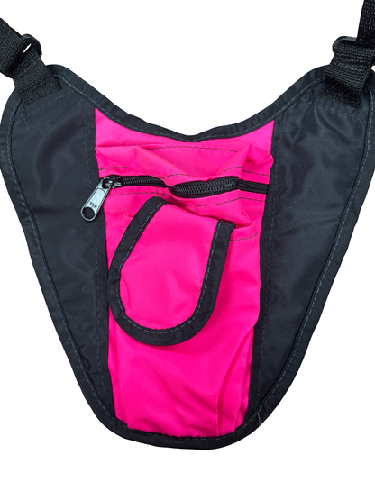 Low profile cross body bag