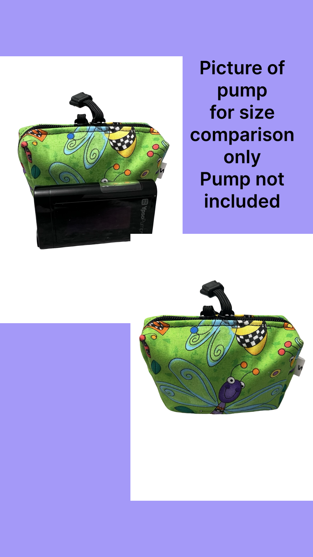Small Pump Pouches - Ypsomed compatible (Soft pouches with belt)