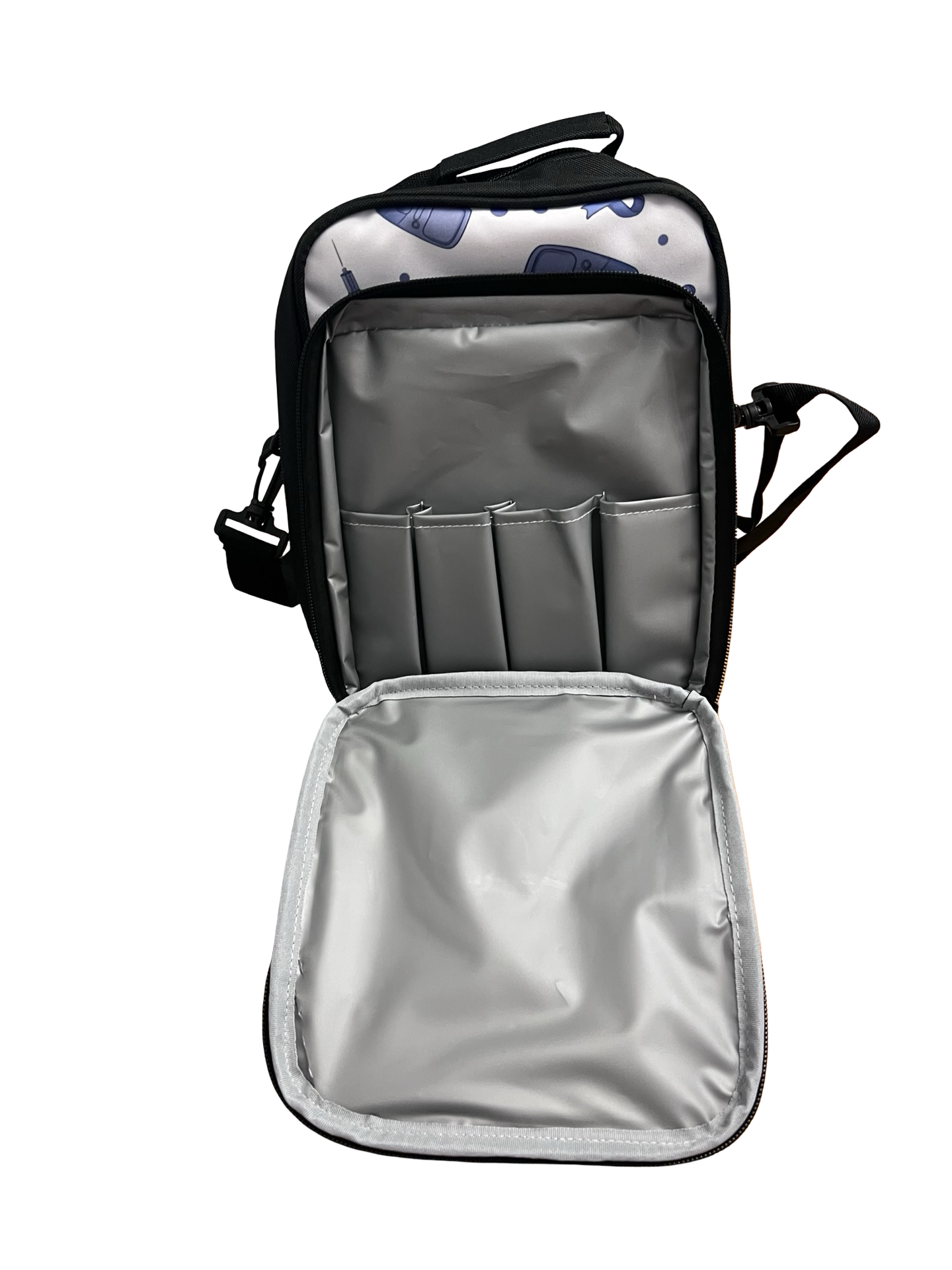 Cross Body Bags - Insulated front storage pocket