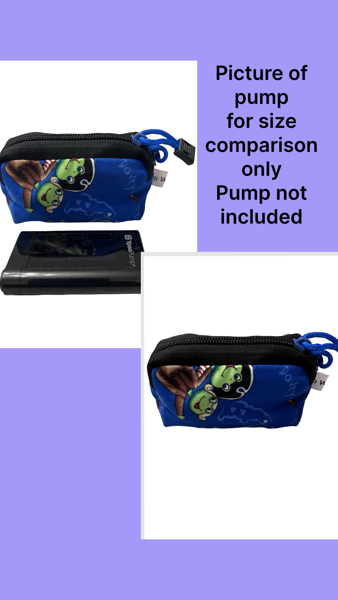 Small Pump Pouches - Ypsomed compatible (Soft pouches with belt)