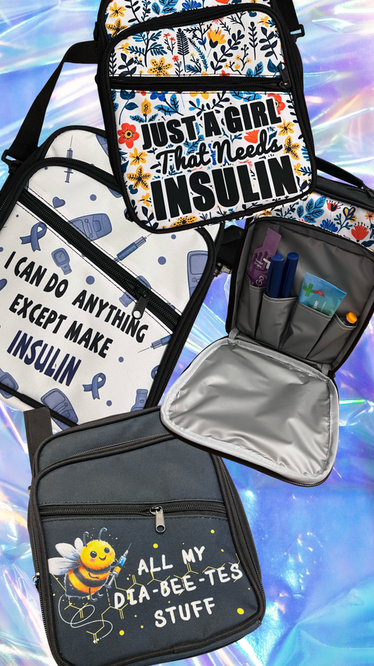 Cross Body Bags - Insulated front storage pocket