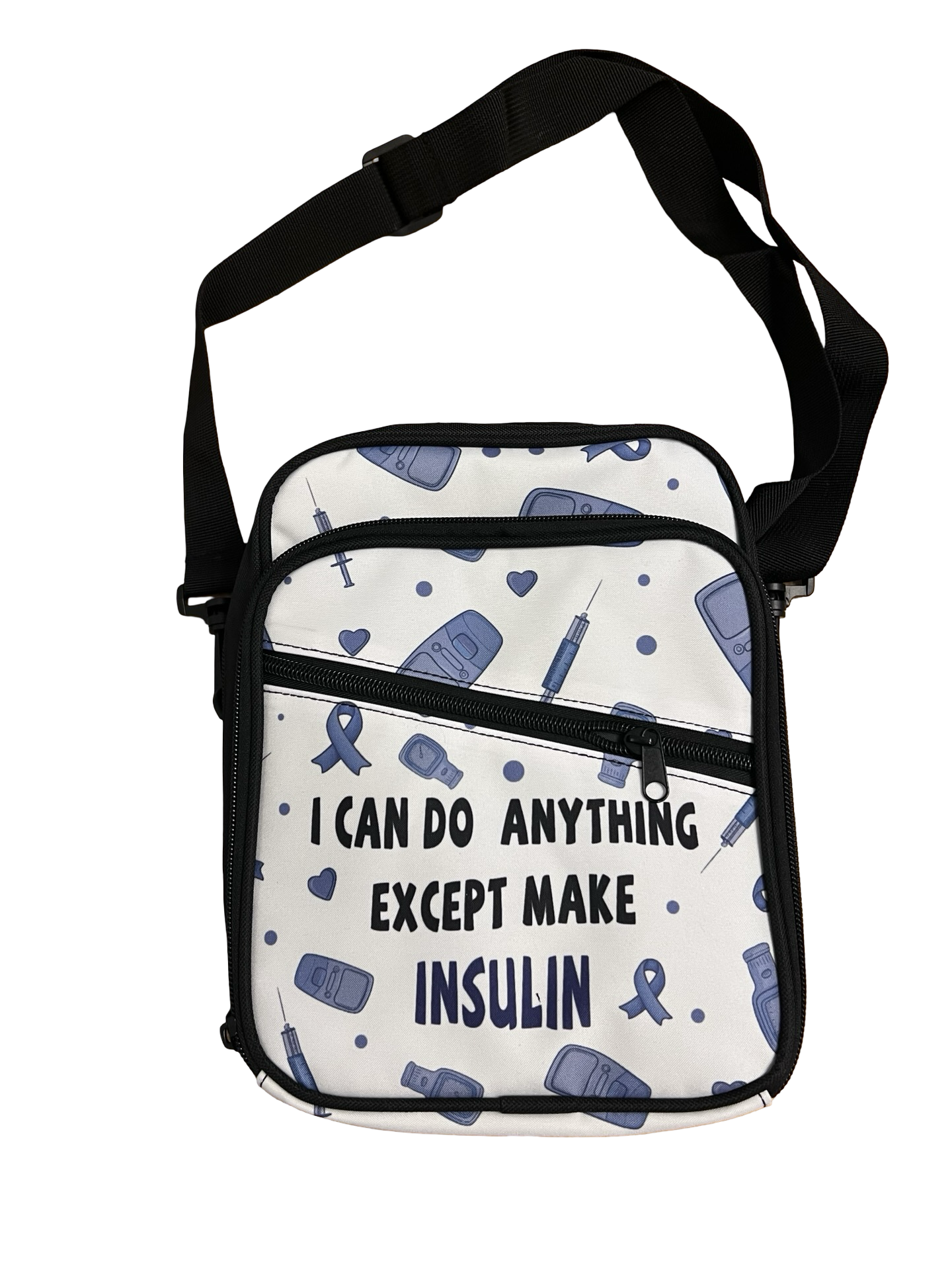 Cross Body Bags - Insulated front storage pocket