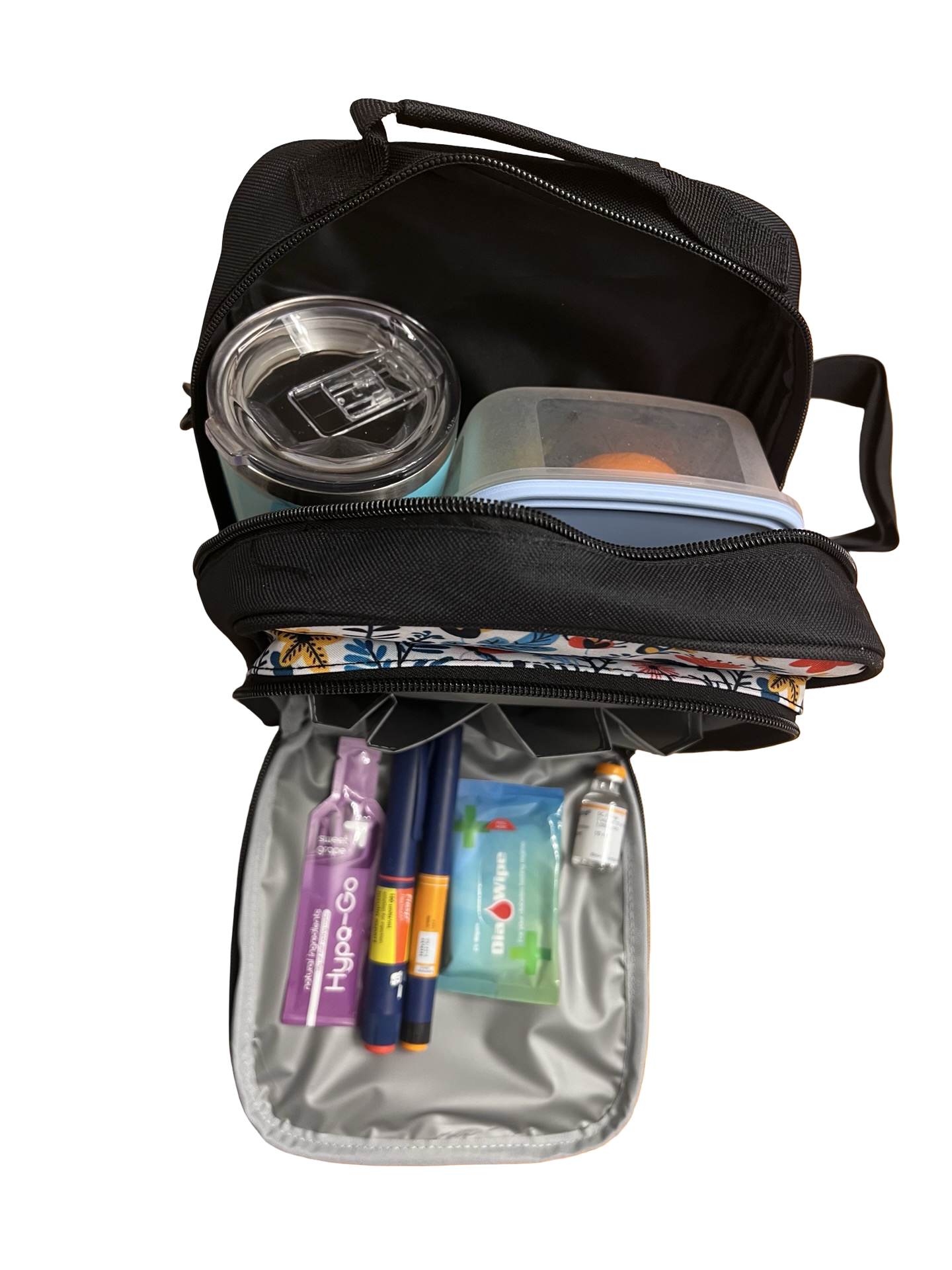 Cross Body Bags - Insulated front storage pocket