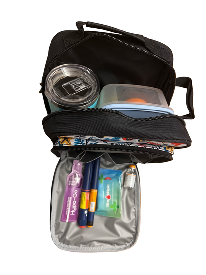 Cross Body Bags - Insulated front storage pocket