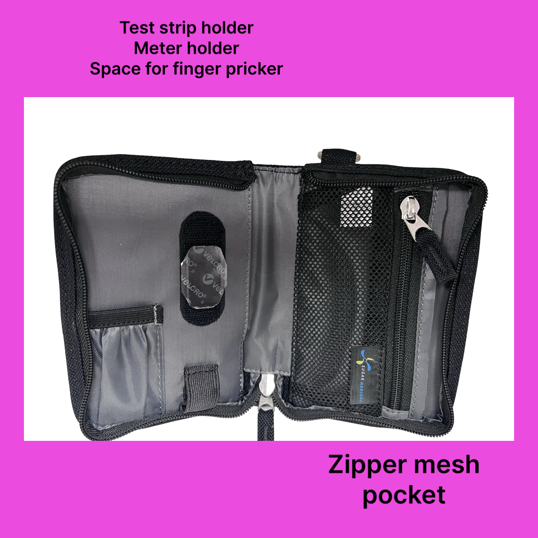 Blood Glucose Case - Compact Black