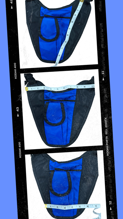 Low profile cross body bag