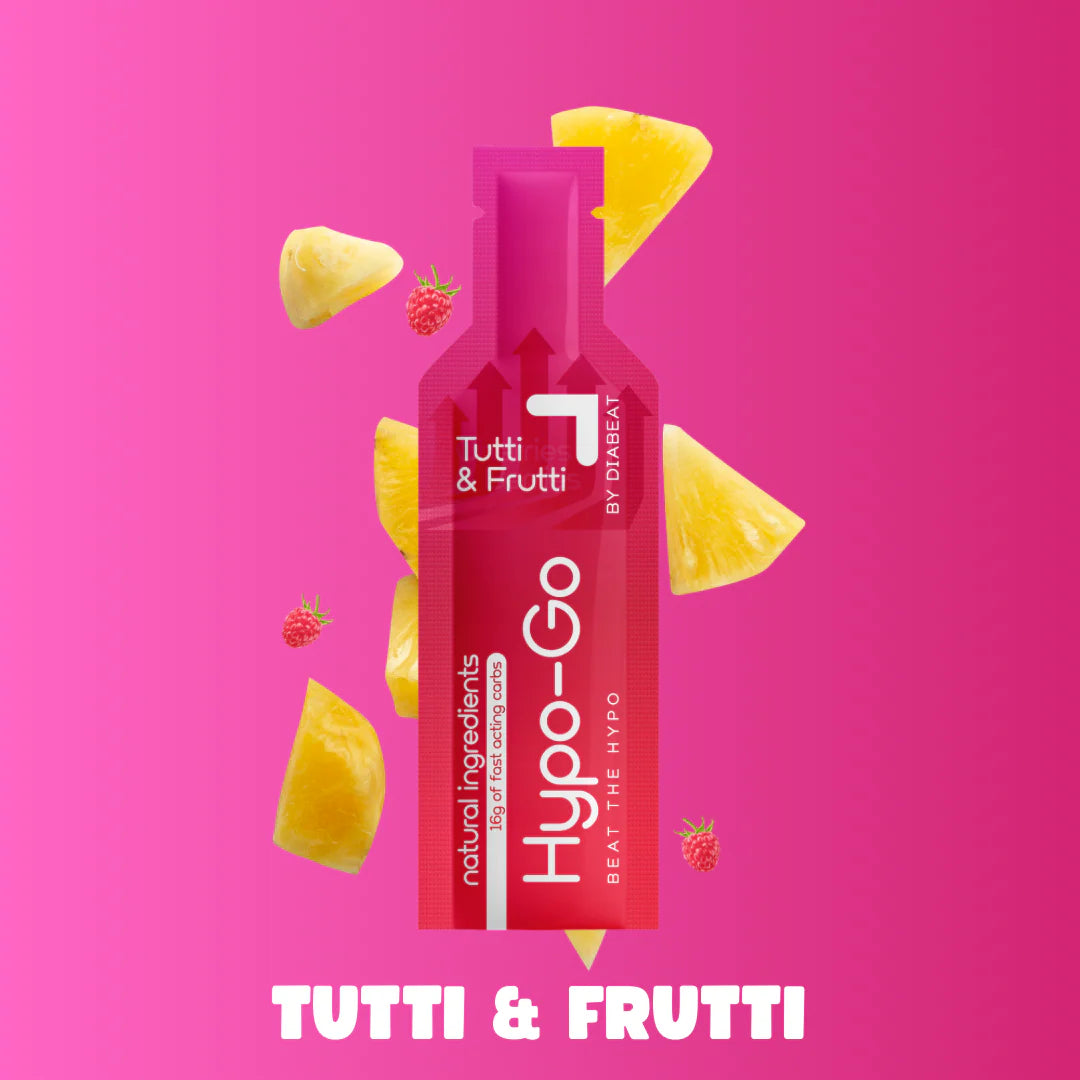 Hypo-go gels Tutti & Frutti 4 pack