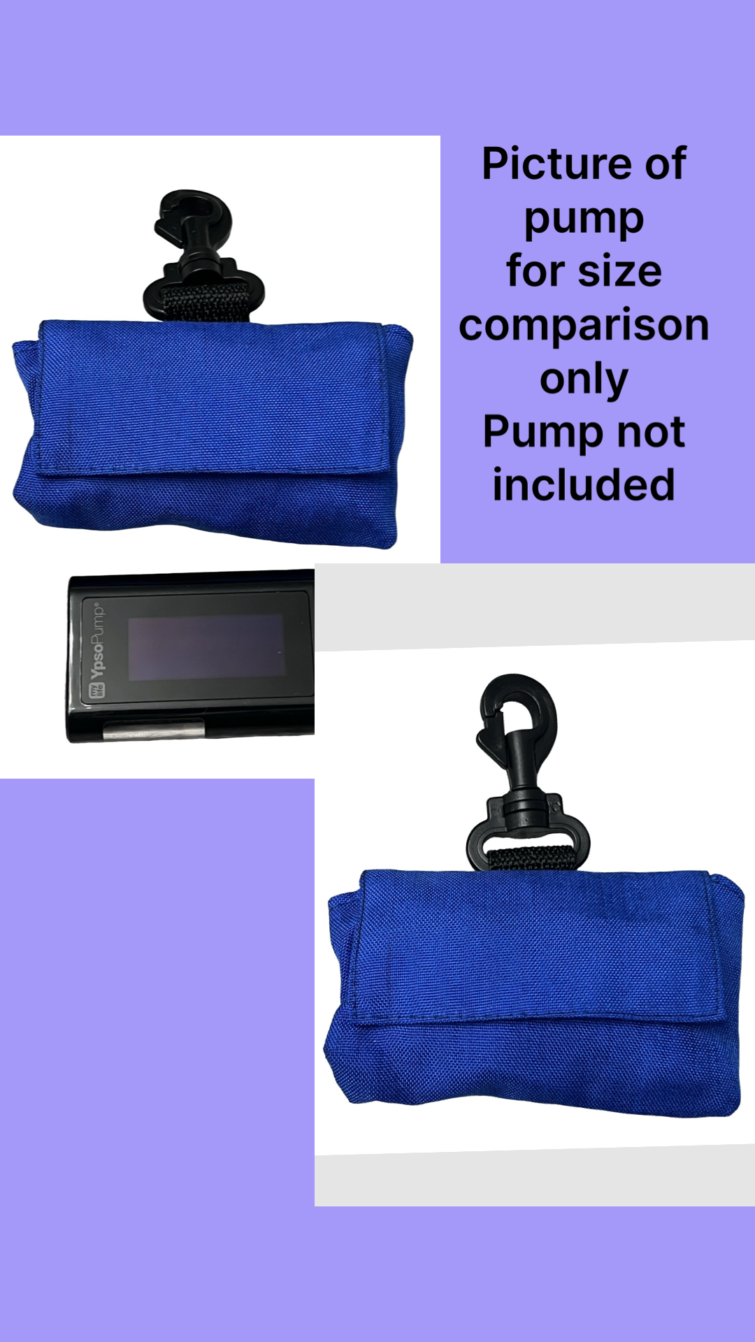 Small pump pouches - Ypsomed compatible