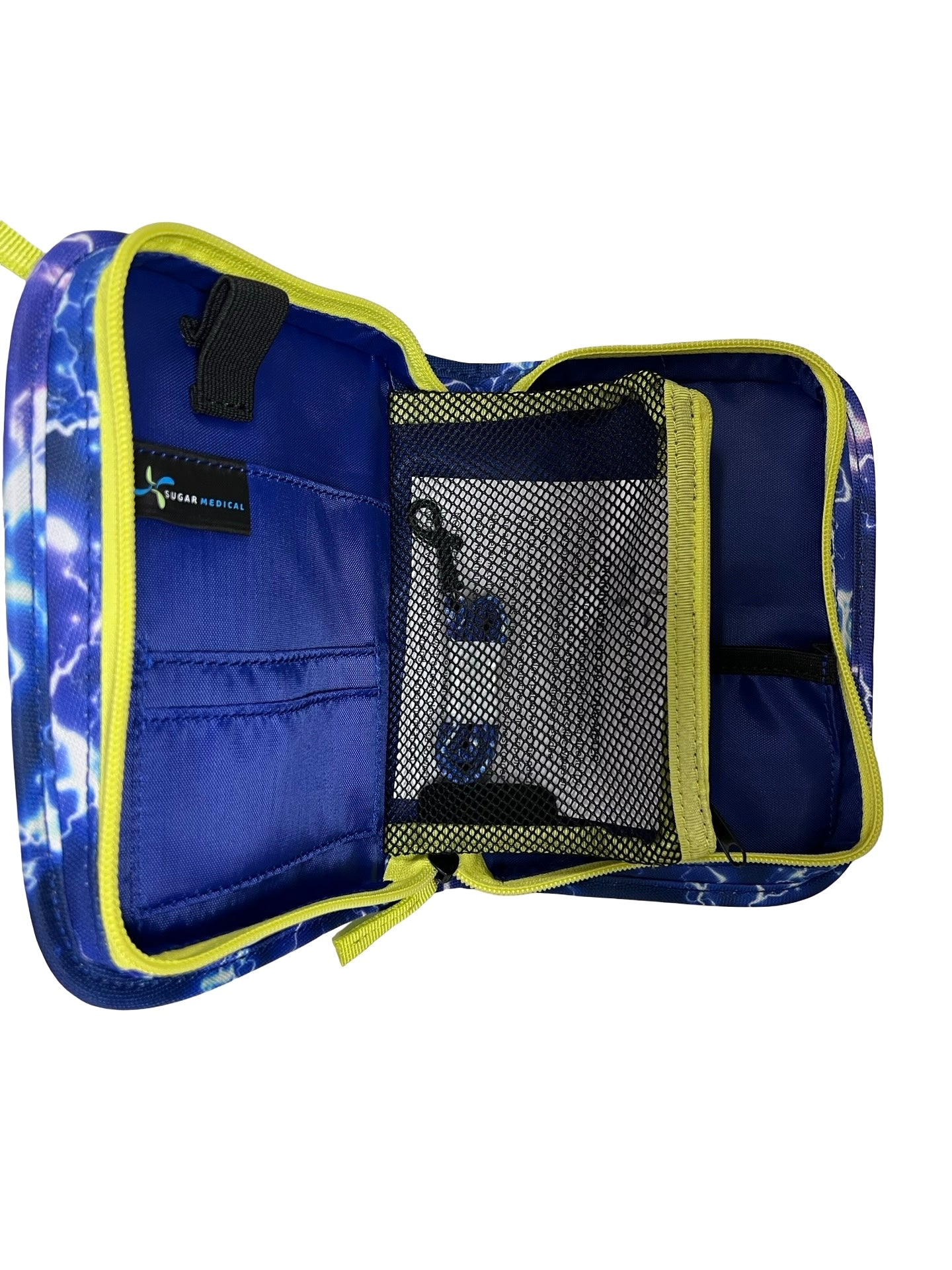 Omnipod Supply Case - Blue Lightening