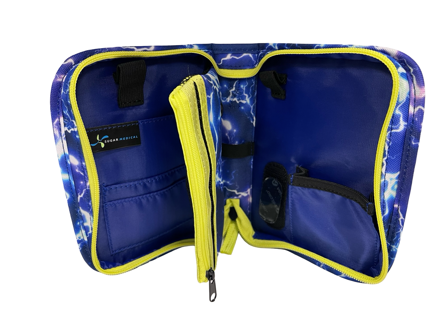 Omnipod Supply Case - Blue Lightening