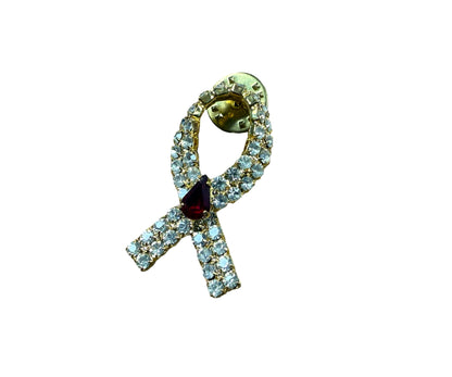 Awareness ribbon pin