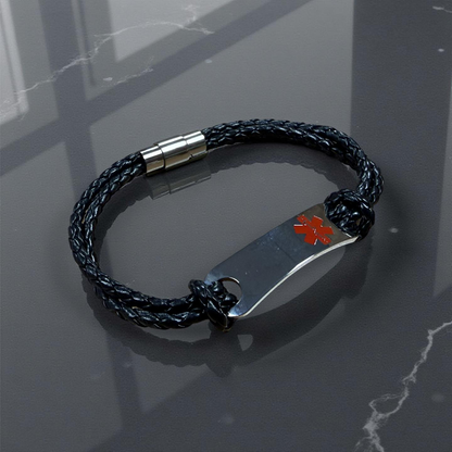Stainless Steel Medical Alert Bracelet – Magnetic Closure