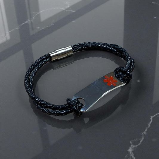 Stainless Steel Medical Alert Bracelet – Magnetic Closure