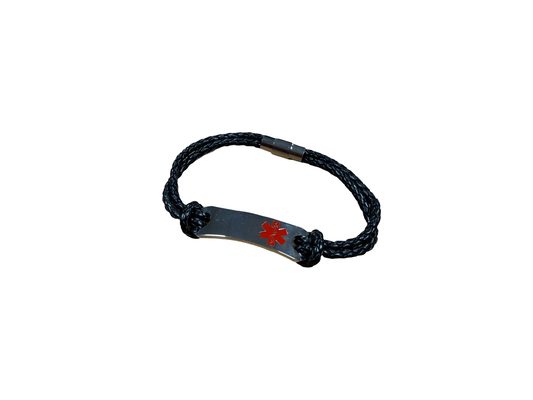 Stainless Steel Medical Alert Bracelet – Magnetic Closure