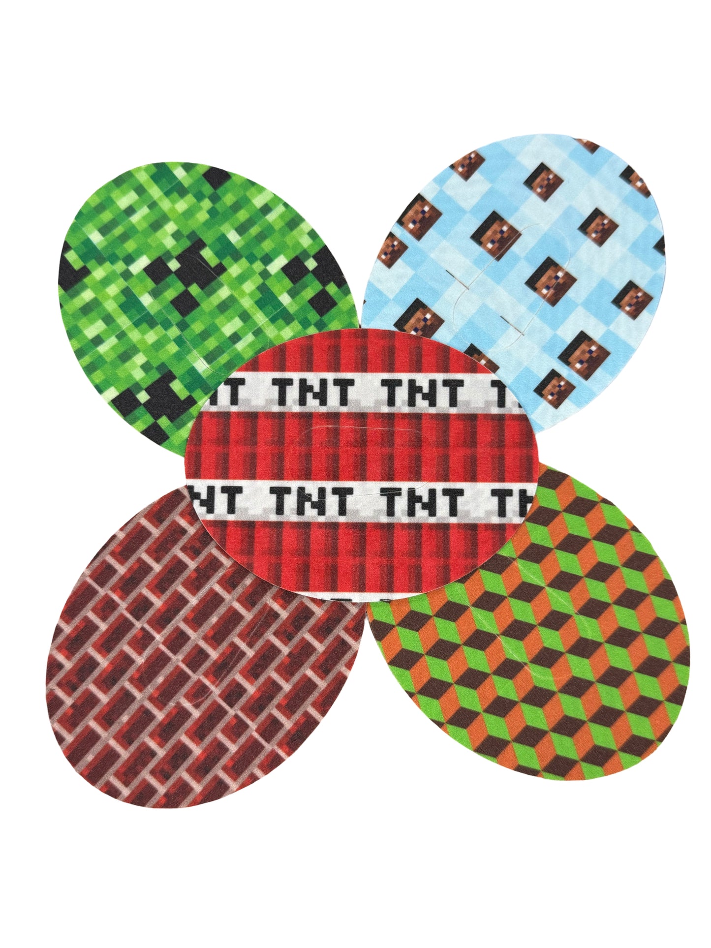 Dexcom g6/one pattered patches (pack of 5)