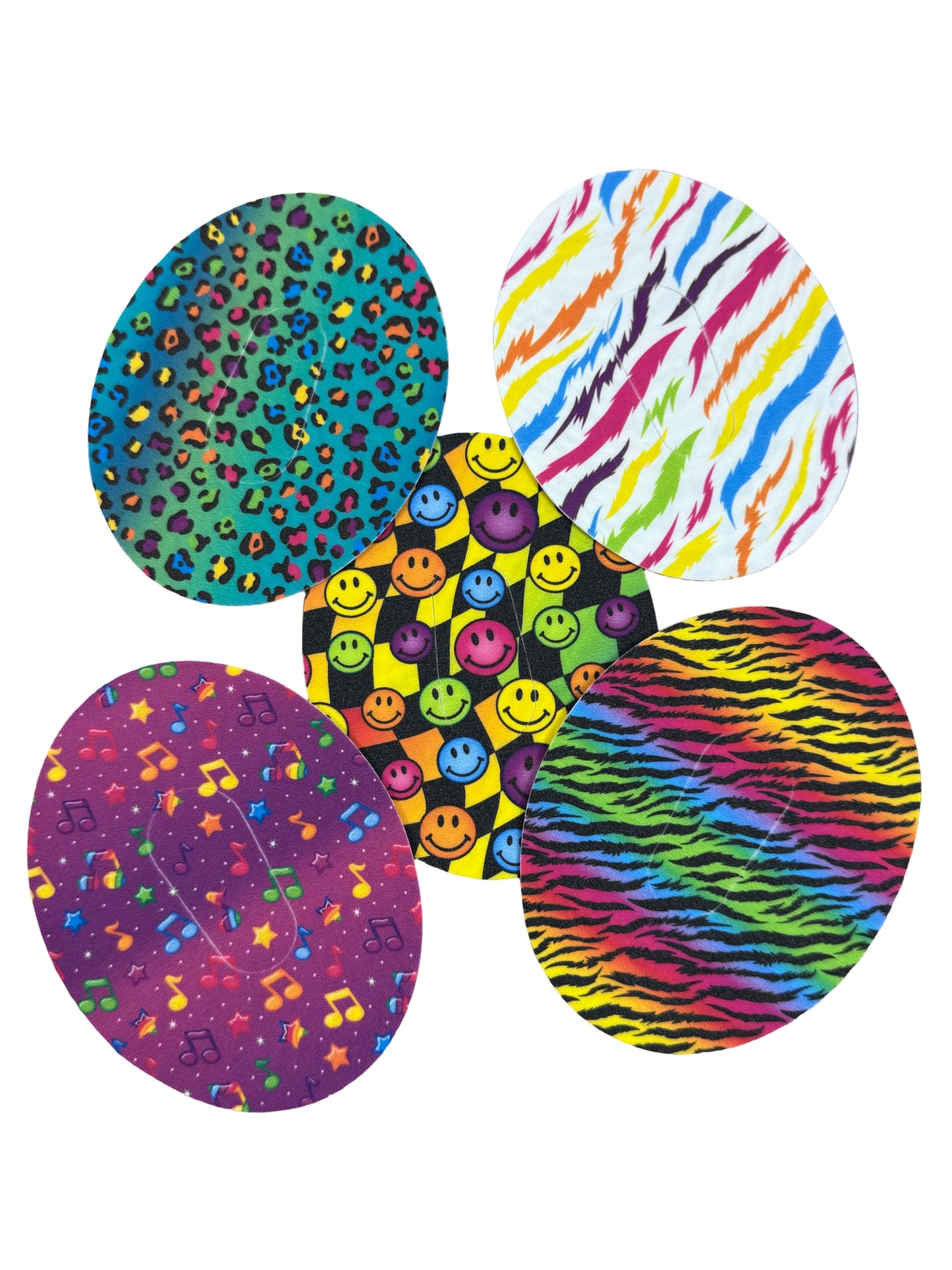 Dexcom g6/one pattered patches (pack of 5)
