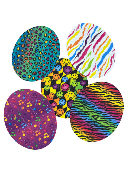 Dexcom g6/one pattered patches (pack of 5)