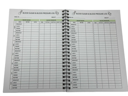 Blood sugar log book
