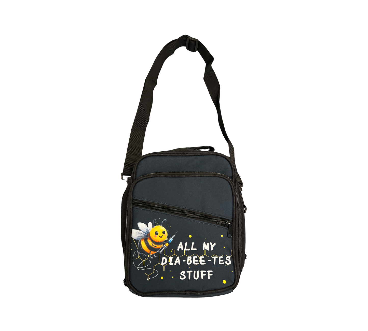 Cross Body Bags - Insulated front storage pocket