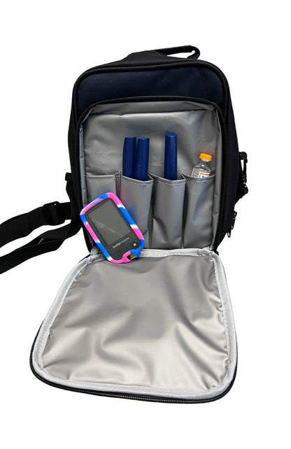 Cross Body Bags - Insulated front storage pocket