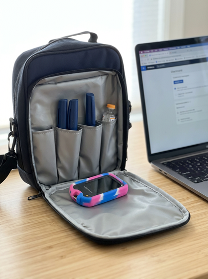 Cross Body Bags - Insulated front storage pocket