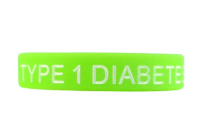 Type 1 Medical Alert wristbands - Adult