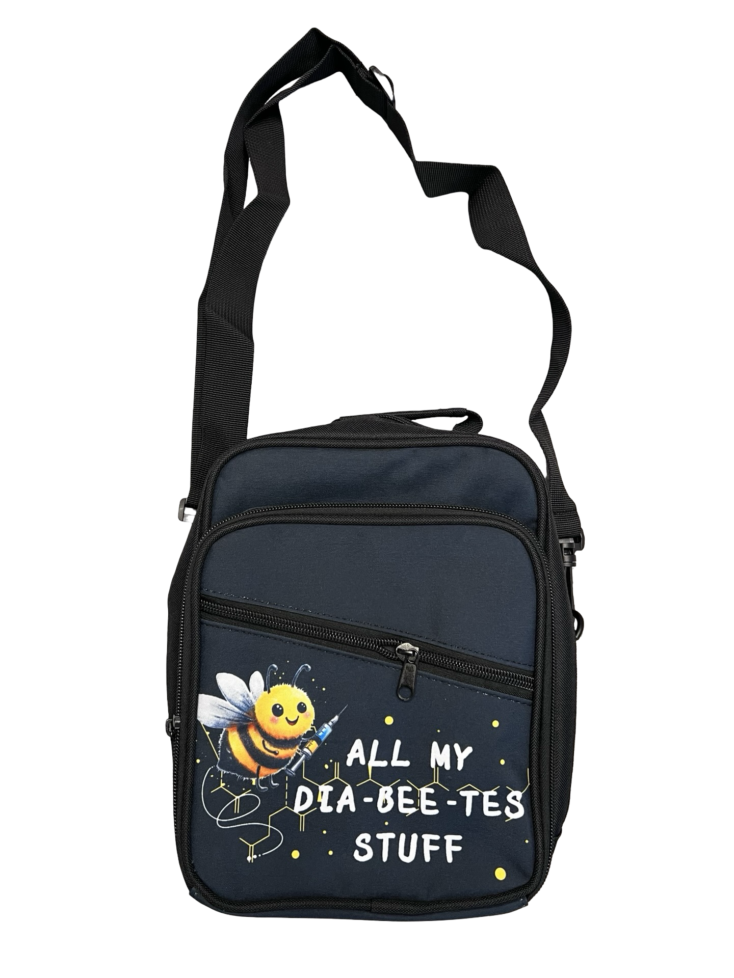 Cross Body Bags - Insulated front storage pocket