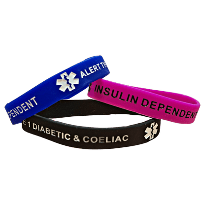 Type 1 Medical Alert wristbands - Adult