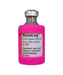 pink glitter insulin sleeve