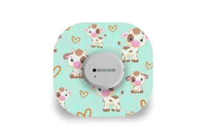 cute cows patch dexcom g7 for diabetes supplies 988321 670x